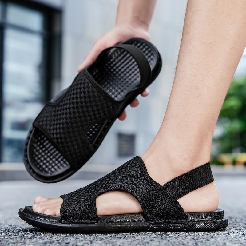 Summer New Men Sandals Fashion Comfortable Men Slippers Non-slip Outdoor Beach Shoes Lightweight Soft Men Walking Shoe Sandalias