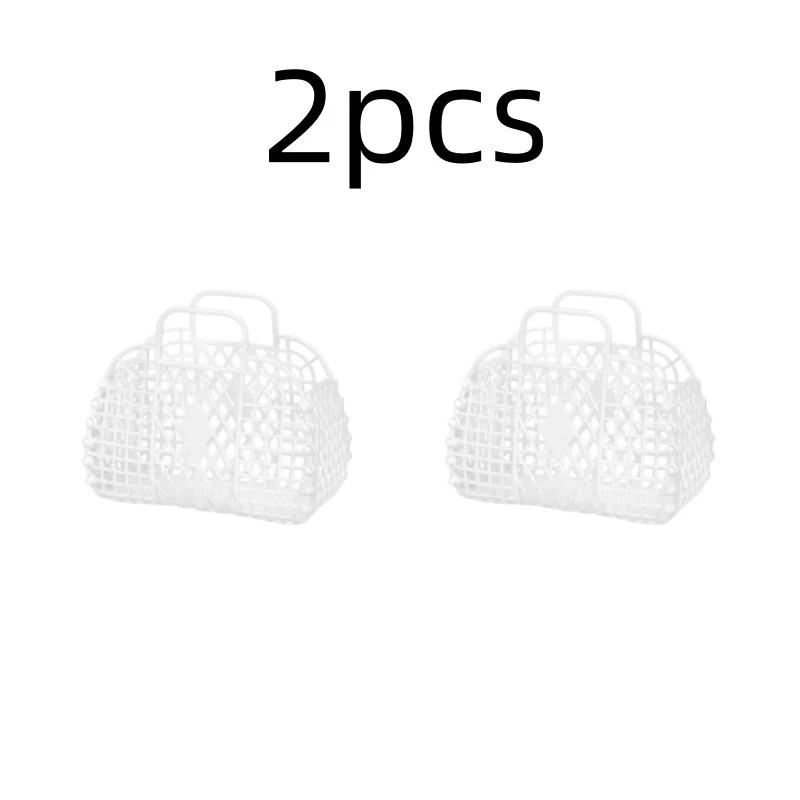 Detachable Shower Basket Plastic Bath Basket Bathroom Hollow Wash Storage Basket Shopping Basket