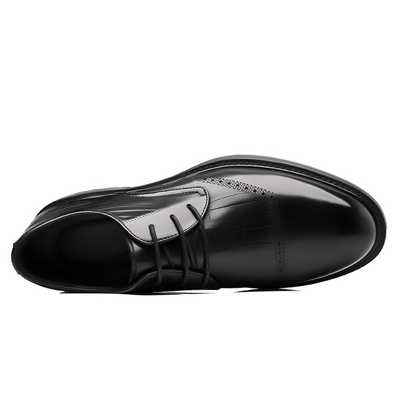 Pantofi Brogues Clasici Retro pentru Bărbați Pantofi de Afaceri din Piele cu Șireturi Pantofi Plați Formale pentru Birou Pantofi Oxford pentru Petrecerea de Nuntă pentru Bărbați