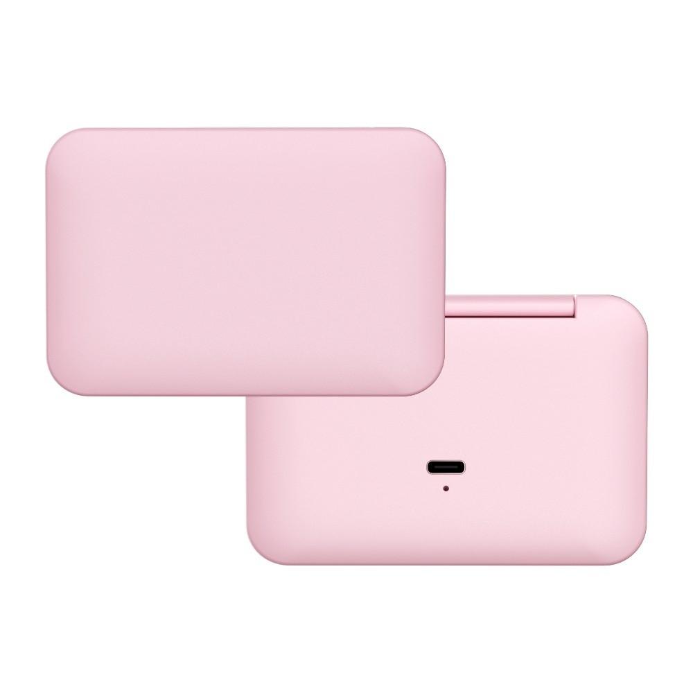 Magnifying Aesthetic Vanity Mirrors Portable LED Light Desktop Mirror  Lady Gift