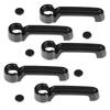 10pcs Carbon Fiber Style Exterior Door Handle Cover Trim Fits for Jeep Wrangler JK 0717