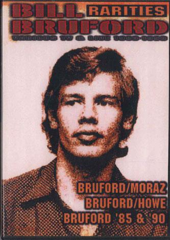 

DVD BILL BRUFORD - Rarities 00698 NOT ON LABEL Unknown Music Video Used