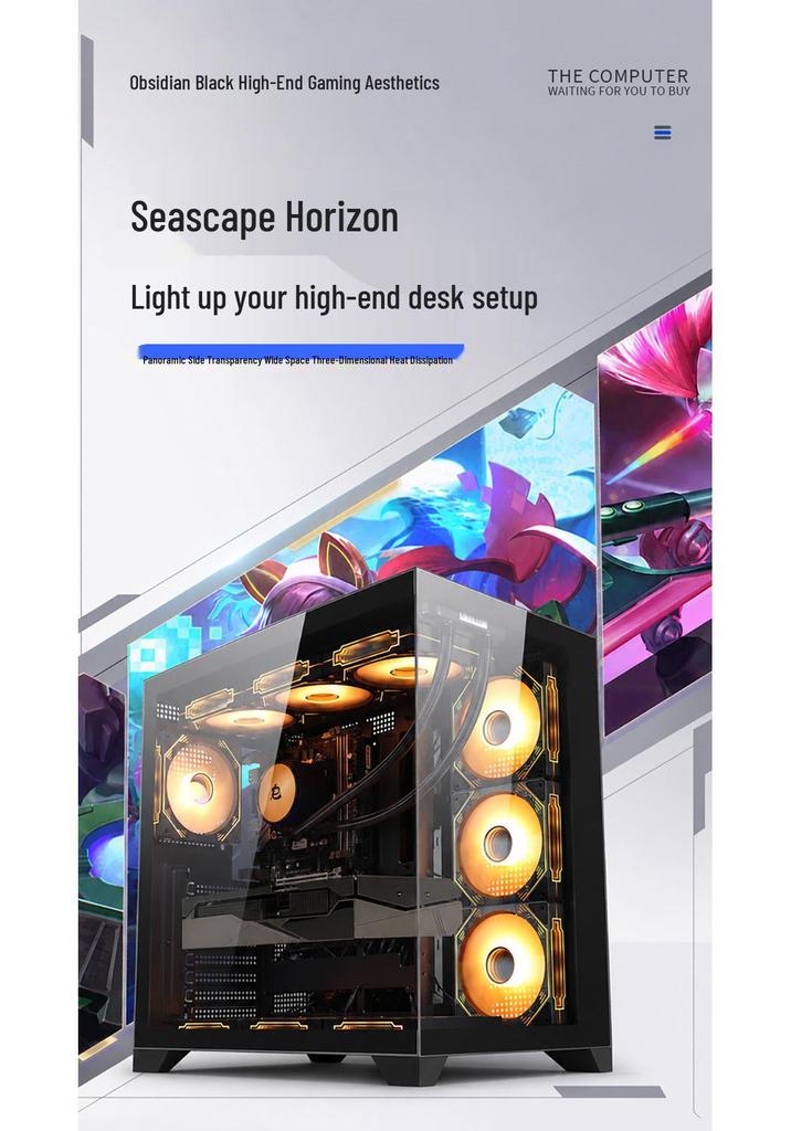 High-Performance AMD Gaming Desktop with Dedicated Graphics for E-Sports and Live Streaming