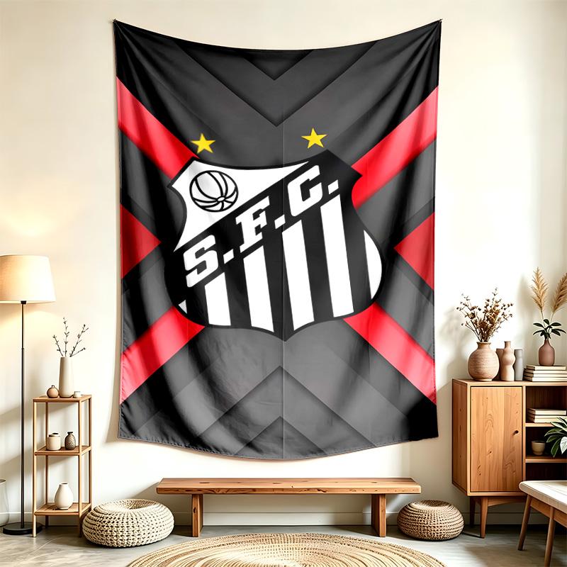 Santos Futebol Clube (1) Tapestry Suitable For Decorating Homes Dorms And Bedrooms Soft To The Touch And A Perfect Gift For Friends And Family