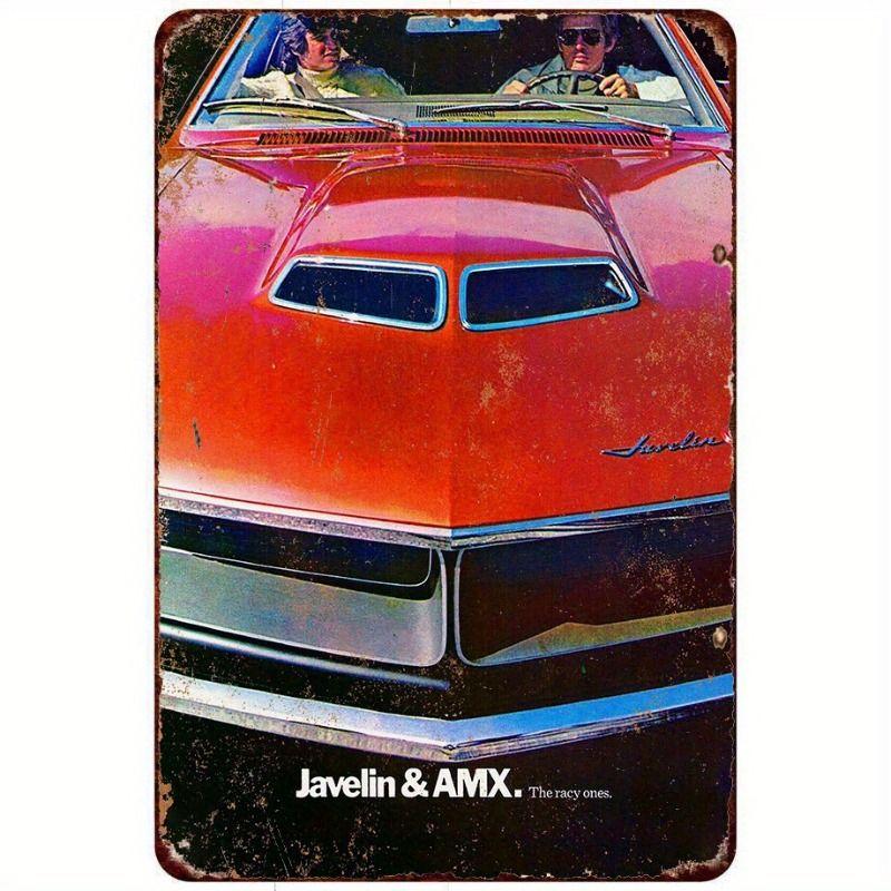 Avant-Garde Automotive Metal Art Painting for Garage Decor