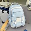 The new schoolbag is high-value, fresh and sweet, candy-colored backpack, lightweight and large-capacity backpack for junior high school students.
