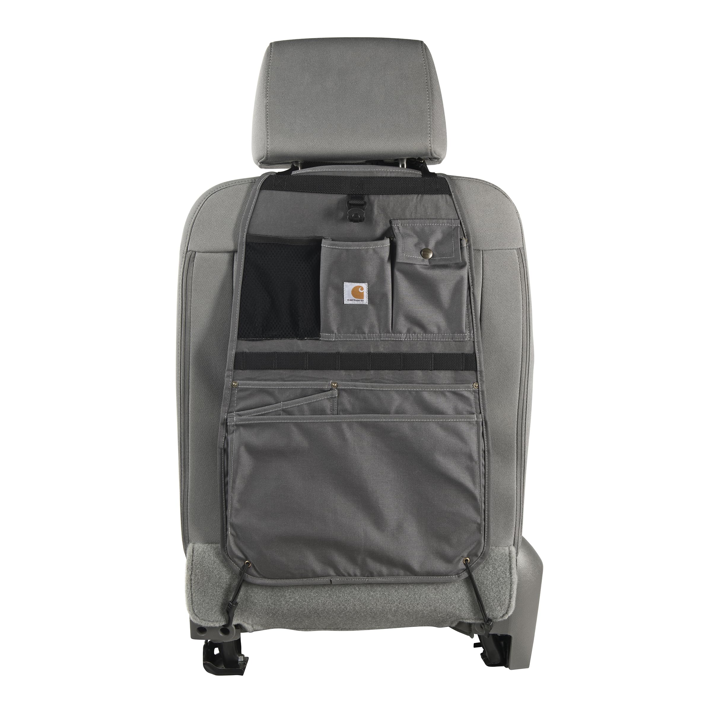 

Carhartt Universal Nylon Duck Seat Back Organizer, Gravel.