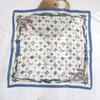 Neuer 70 * 70 cm quadratischer Schal im koreanischen Stil, Seidenschal, Ganzjahres-Sonnenschutzschal, Tasche binden, Stirnband, vielseitig