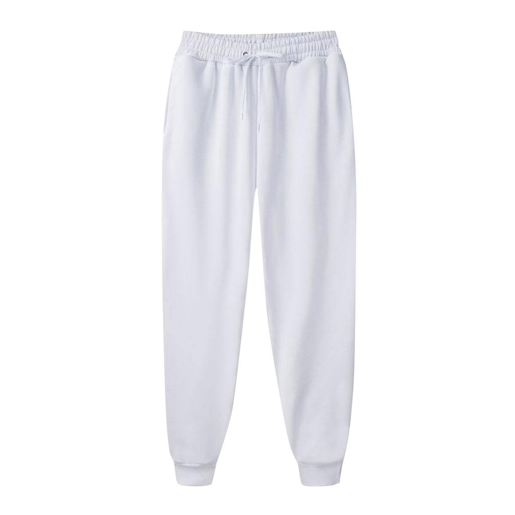 Men's Thermal Fleece Large Size Sweatpants Plush Thickening Cotton-padded Trousers Casual Pants