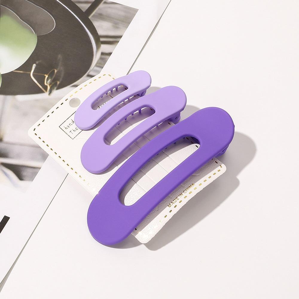 3Pcs Large Flat Hair Clips Matte Hair Barrettes Durable Alligator Hair Barrettes  Women