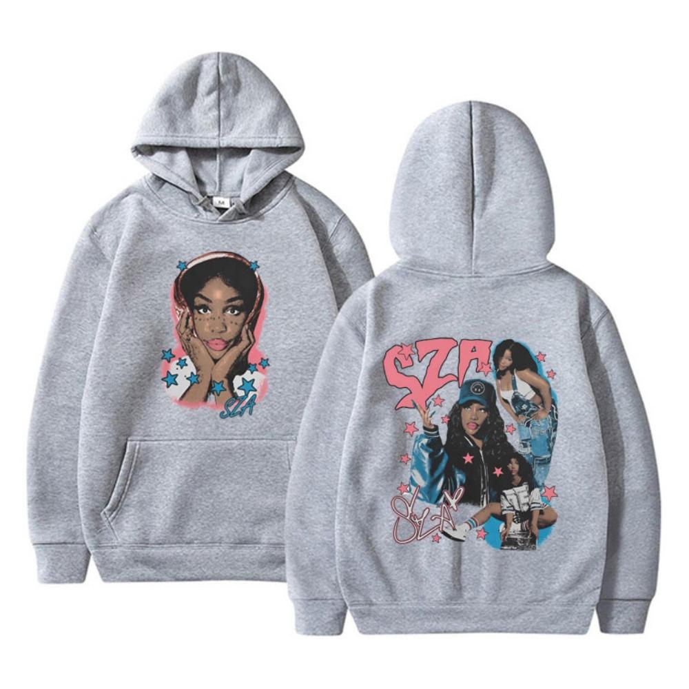 Rapper Graphic Print Hoodie Men Women Hip Hop Fashion Pop Music Hooded Tracksuit Unisex Vintage Oversized Pullover Hoodies