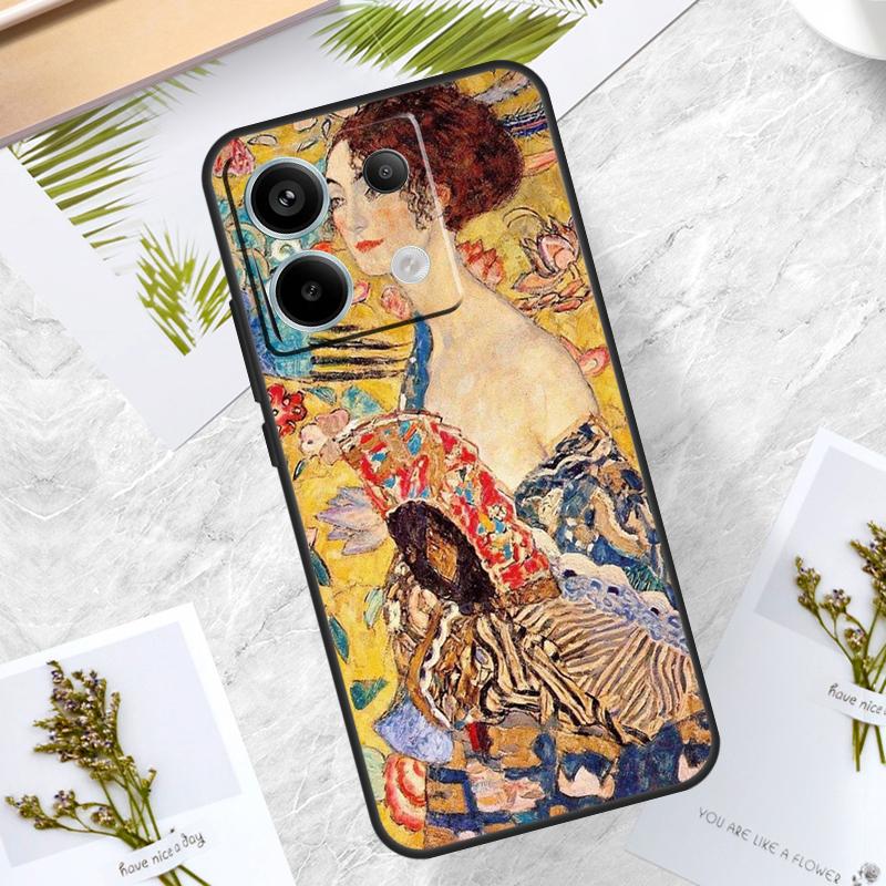 The Kiss Gustav Klimt Painting Case For Xiaomi Redmi Note 13 11 8 9 10 12 Pro 12S 11S 10S 9S Redmi 13C 9C 10C 12C Funda