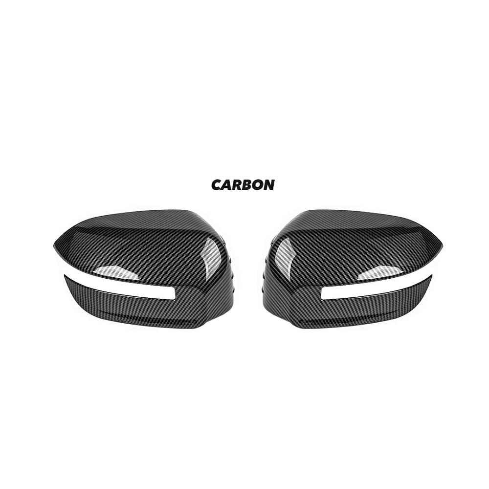 

For Kia Telluride 2020-2026 2pcs Bright Black Side Door Rearview Mirror Cover Trim Accessories LHD/RHD