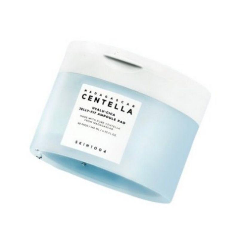 SKIN1004 Madagascar Centella Hyalu-Cica Jelly Fit Ampoule Pad Soothing Hydrating Tone-Up Pad 60 Pads