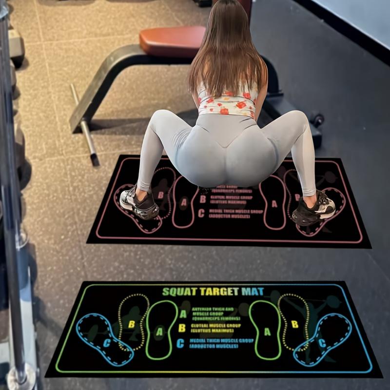 Anti-Slip Squat Pad Set, Durable Training Mats for Home & Gym Use, Non-Skid Exercise Equipment, Ideal for Fitness Enthusiasts