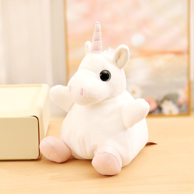 Toy Animal Panda Bag Pendant Unicorn Pony Plush Doll Elephant Key Gifts Chain