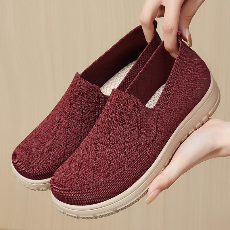 2025 New Women's Shoes Autumn New True Fly Weaving Cloth Shoes Women's Casual Sports Shoes Walking Shoes Comfortable