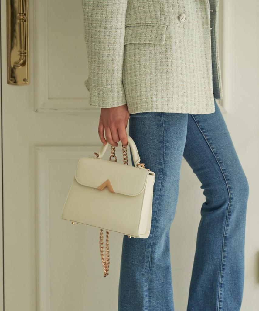 Valluat Adela Bag_White Beige