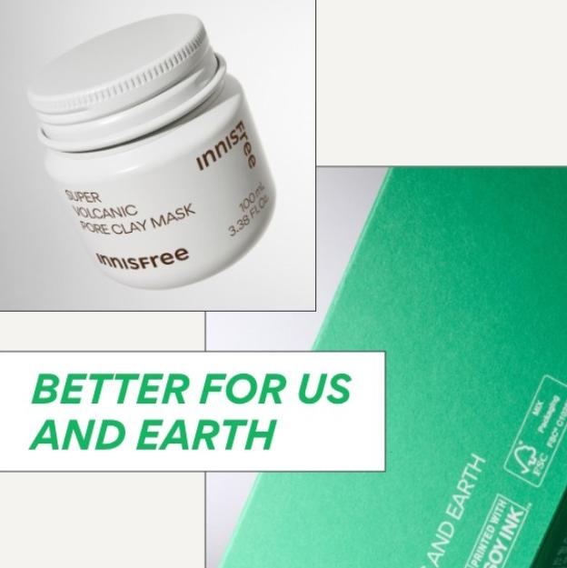 Innisfree Super Volcanic Pore Clay Mask 2X 100ml | Deep Cleansing & Sebum Control