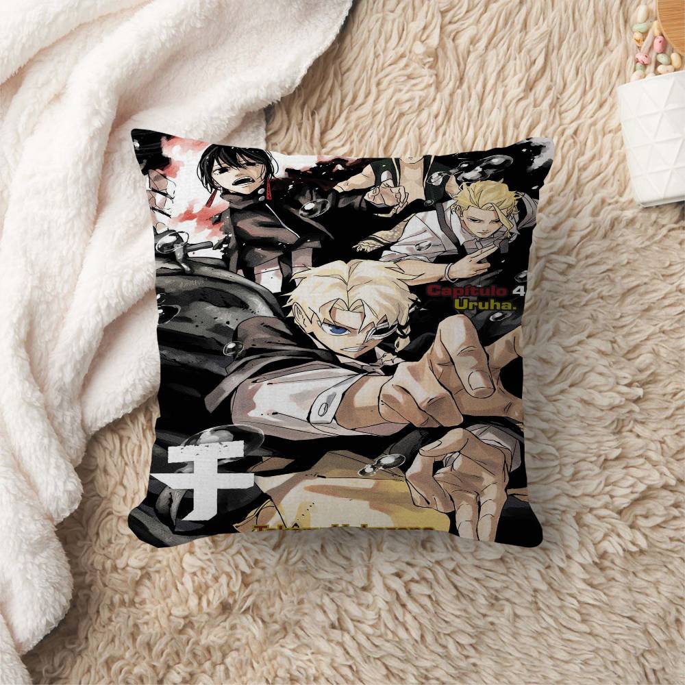 Cool Anime KKagurabachi Cm Cushion Cover Pillow Cover Decor Pillowcase Home Pillowcase for Couch Pillow