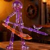 Posable Stickman Action Figure with DIY Accessories Stress Relief Movable Joints Stickman Fidget Toy Desktop Decoration Collectors Gift