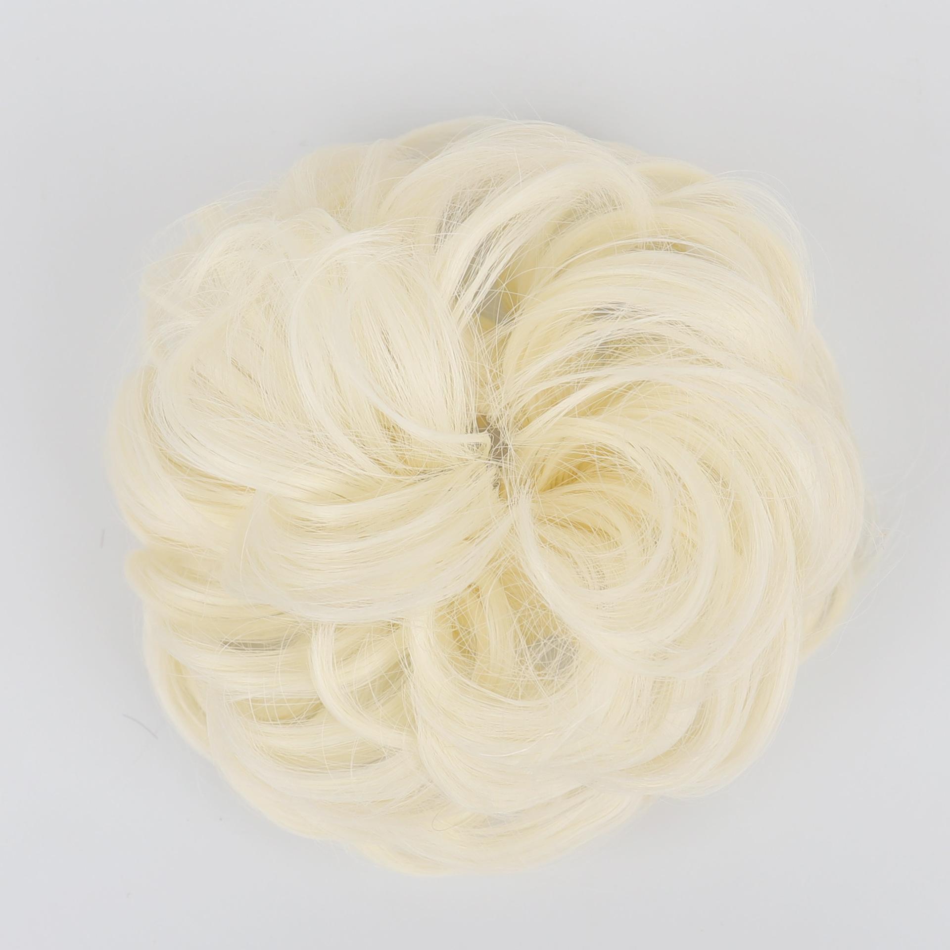 

Casual hair bun with a lazy bird s nest style, natural fluffy bird s nest hair tie for women 613#
