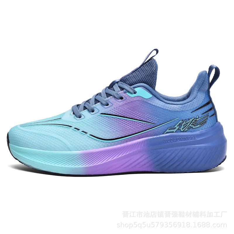 

Новая ультралегкая повседневная спортивная обувь для улицы, для бега, повседневная обувь, удобная и нескользящая, ультралегкая с мягкой подошвой, студенческая спортивная обувь 44 синий