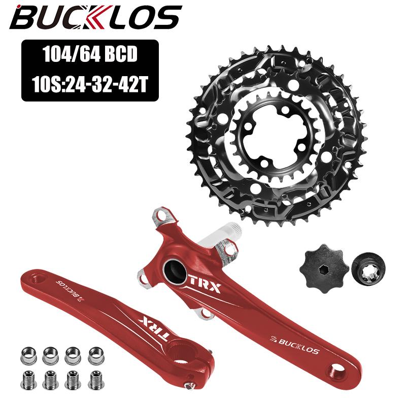 BUCKLOS 3*9S 3*10S MTB kloķa komplekts
