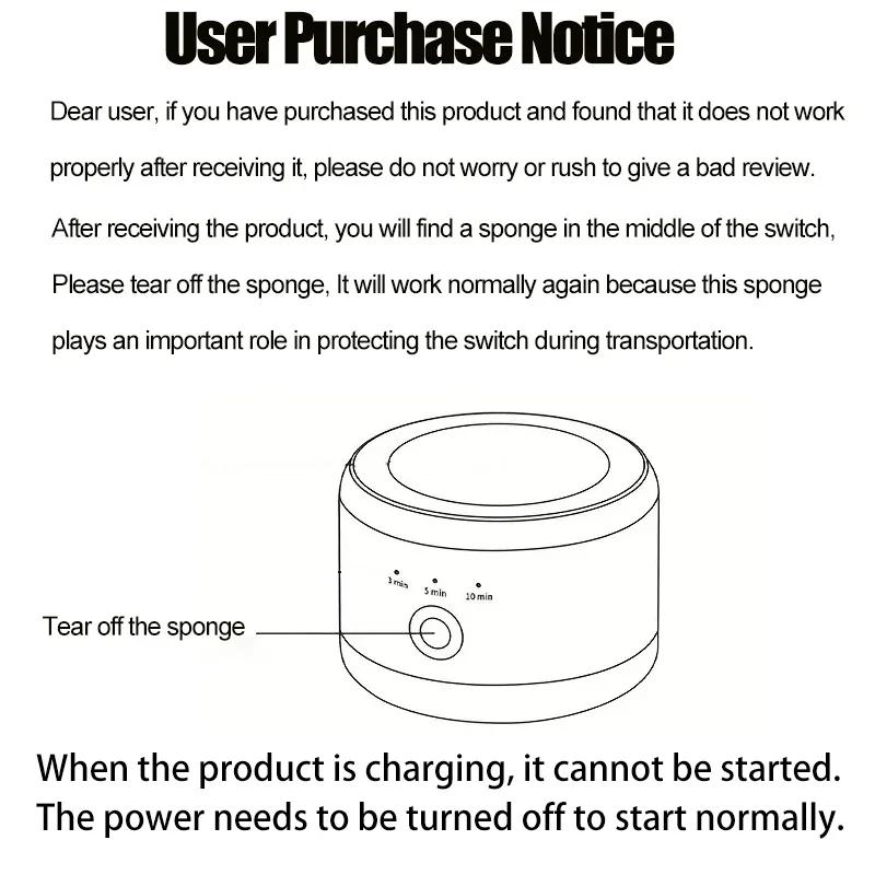 Latest Models Ultrasonic Cleaner Machine, Automatic Denture Cleaner USB Rechargeable Cleaner with Cleaner, 3 Modes