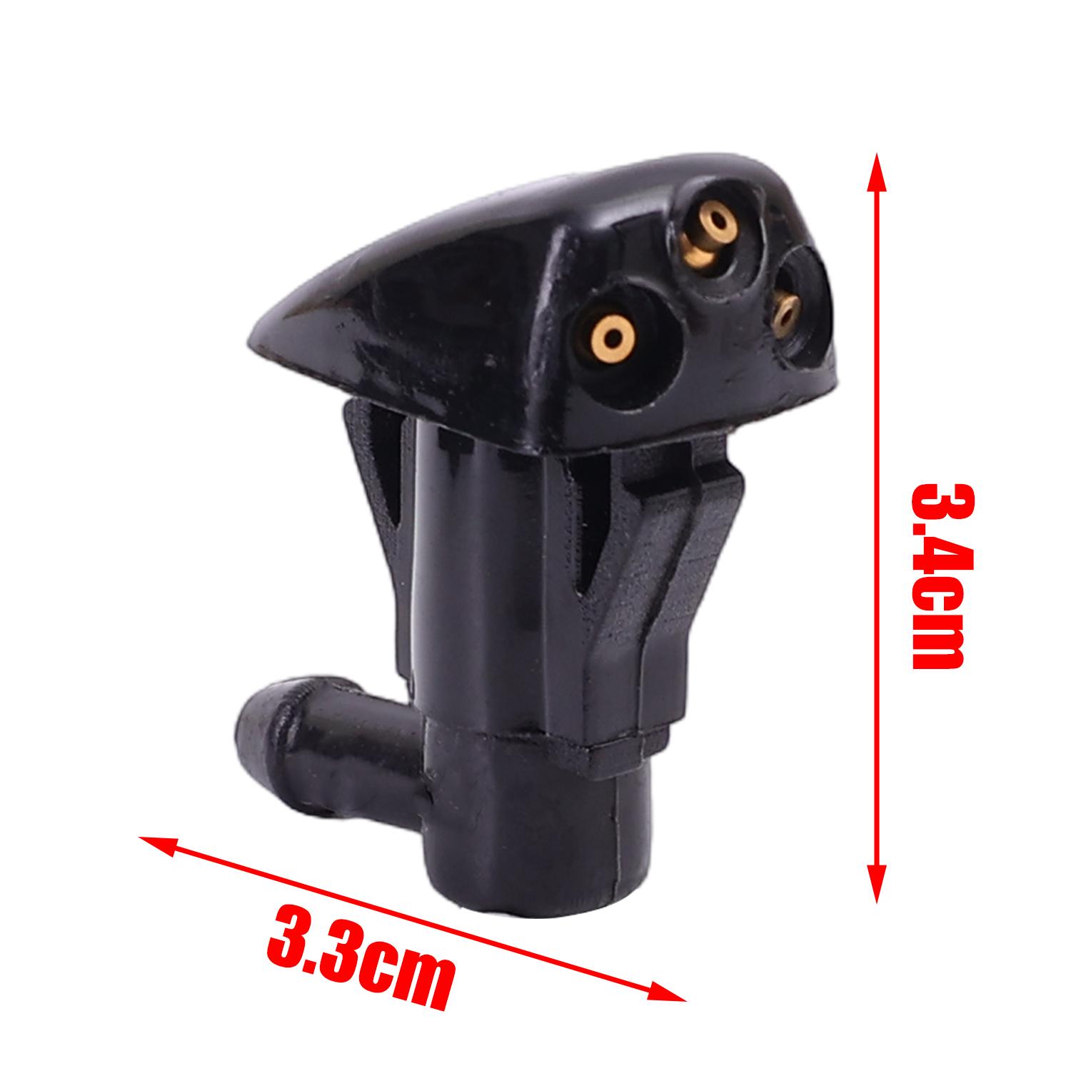 New Car Windshield Wiper Washer Spray Nozzle for Toyota Hyundai Auto 3 Holes Windshield Washer Nozzles Wiper Water Spray Jet 1pcs