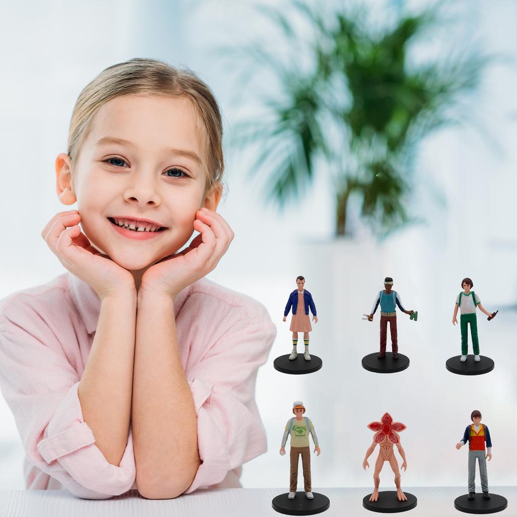 6ks Ježek Hra Akční figurky 6ks 2,4'' Vysoké figurky Hračky Sada akčních figurek Perfektní dětské dárky Dekorace dortů Ručně vyráběné modelky panenky