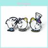 Elegantes Brincos Assimétricos da Bela e a Fera com Revestimento Colorido
