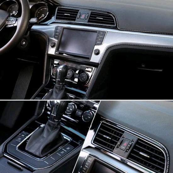 5M Carbon Fiber Car Interior Edge Gap Line ert Molding Trim Strip Accessories