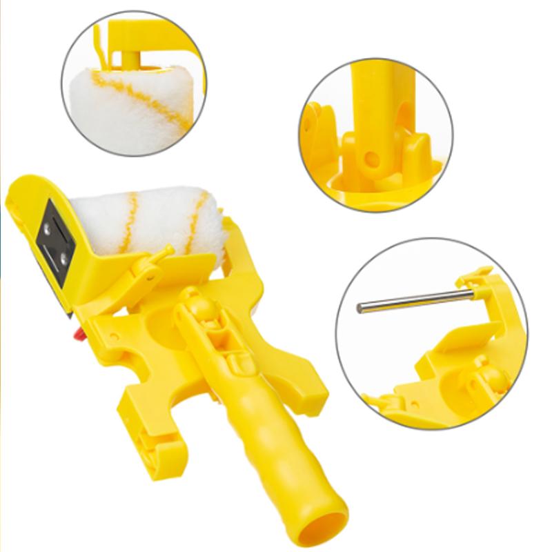 New Clean-Cut Paint Edger Roller Brush Multifunctional Roller Paint Brush Set for Home Wall Ceilings Paint