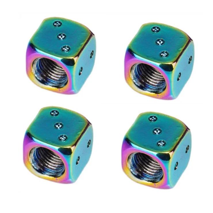 Bouchons De Valve De Pneu De Roue De Voiture En Alliage D'aluminium, Couvercles De Tige De Jante De Pneu, Étanche À La Poussière D'air Pour Automob