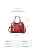 2025 Fashionable Red Women's Bridal Handbag - Large Capacity Single Shoulder Crossbody Bag