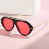 Fashion sunglasses women's high-end UV-proof toad glasses European and American new large-frame personalized sunglasses street shooting