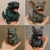Creative Monster Dog Figurine: Handmade Corgi/Chihuahua Resin Statue, Novelty Decoration For Pet Lovers' Desk
