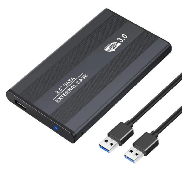 Aluminum 2.5inch Hard Drives Enclosure USB3.0/USB2.0 External HDD Case Adapter SSDs Enclosure Storage Enclosure