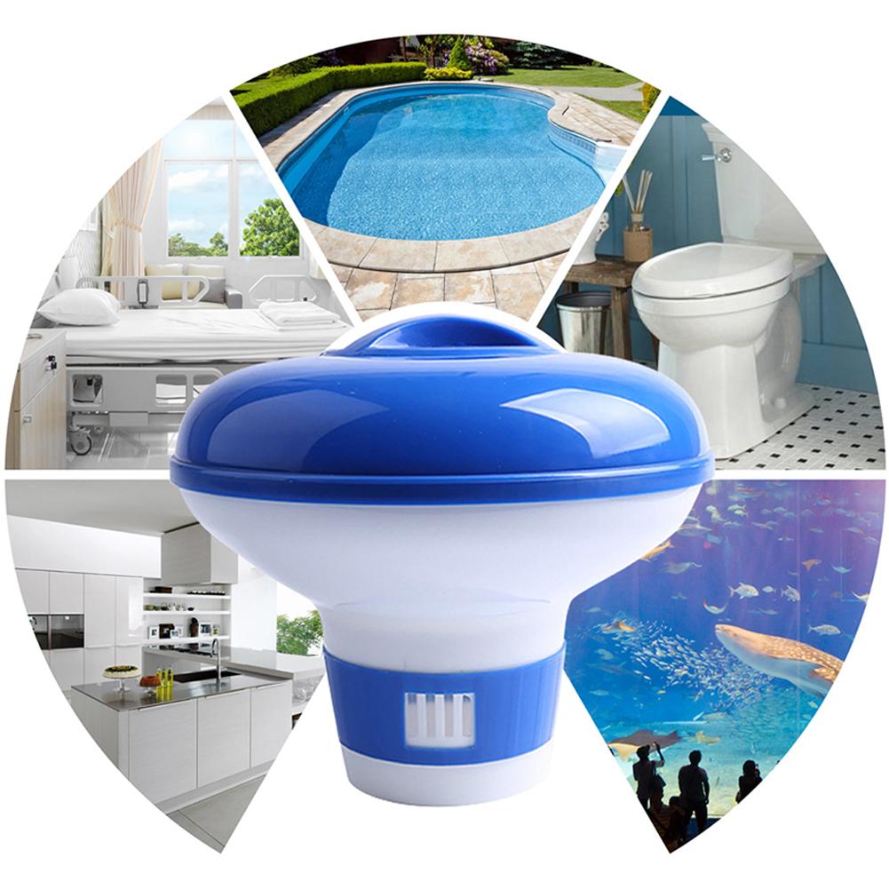 Swimming Pool Floating Chlorine And Bromine Tabs Dispenser for Indoor Outdoor Swimming Pools Pill Float Cup Pool Accessories