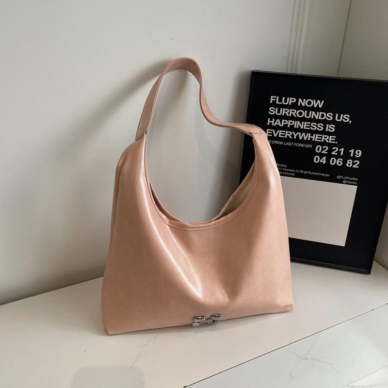 Vintage Large Capacity Chic Ins Korean Style Commuter Tote Bag For Women In Autumn Winter