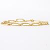Marie-Helene de Taillac K18 engraved eight hook link chain Bracelet Yellow GoldUsed