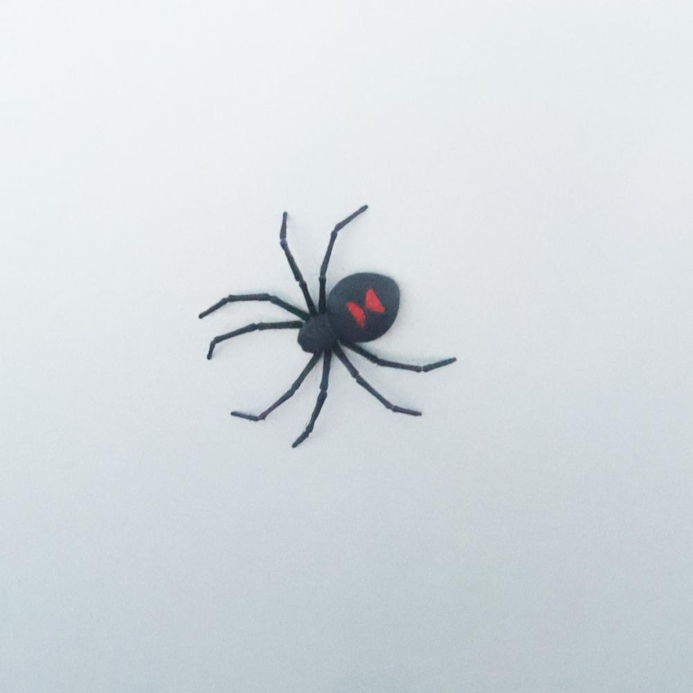 Halloween Spinnenmagnet 3D Spinnenmagnet 3D Magnetische Spinnen Dekorationen Realistische Halloween Scherz Requisiten Schwarz Falsch für Garage