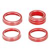 Conditioner Button Cover Headlight Knob Trim Replacement for JL Accessories 2018‑2021