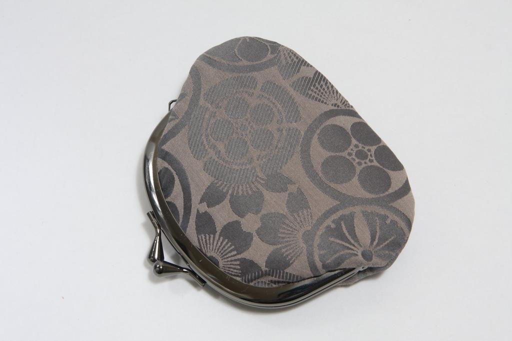 Hasegawa Familienwappen Muster Verschluss Handgefertigt von Kyoto Made in Grün Geldbörse, Kunsthandwerker, Japan,