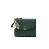 Daks Green Leather Check Flower Design Wallet Dcwa4e307e2