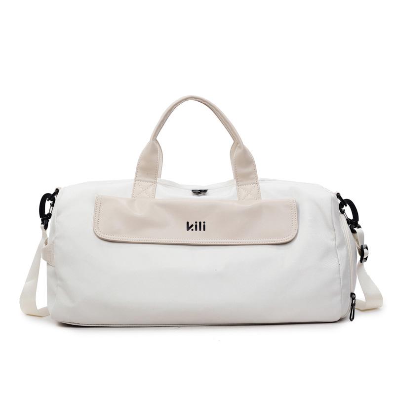 

Женская дорожная сумка большой вместимости для путешествий за границу, отделение для влажных/сухих вещей, спортивная сумка-дафл для тренировок для мужчин, легкая сумка для ручной клади для коротких поездок