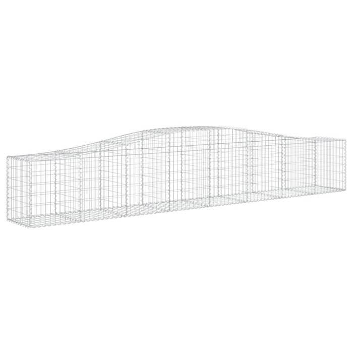 VidaXL 20x Arched Gabion Baskets Arched Gabion Cages Gabion Walls Garden Fences Terrace Outdoor 3145940