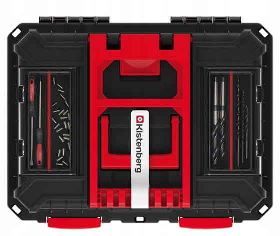 Kistenberg Mobile Tool Box 45X36X64Cm Black Solid Lightweight On Wheels