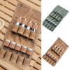 9-Loch Gewürzflaschen-Taschen Faltbar Leinwand BBQ Gewürzflaschen-Pack Große Kapazität Tragbar Ultraleicht Camping BBQ Zubehör